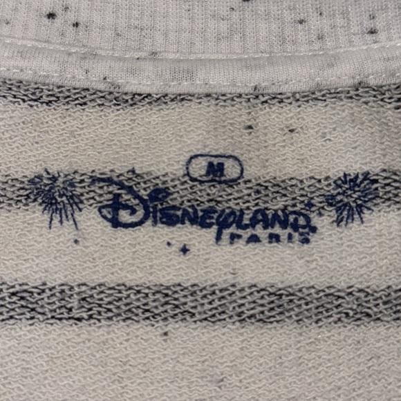 Disneyland Paris Striped Bonjour Long Sleeve Top - Picture 5 of 6